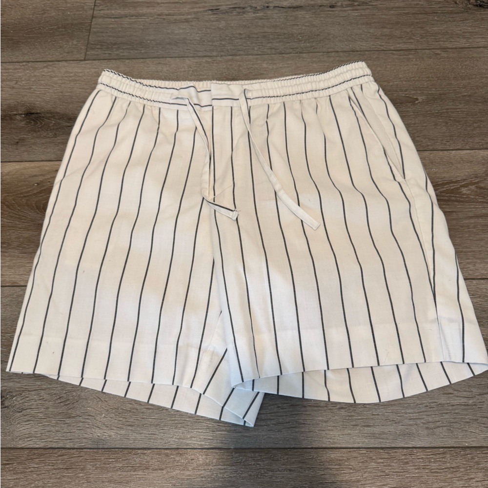 Top man pinstripe shorts